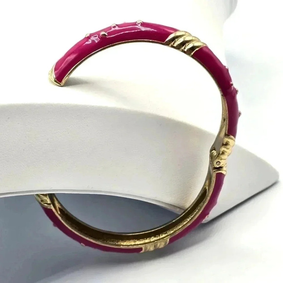 Purple Gold Cuff Metal Snap Boho Retro Fashion Jewelry Bracelet B23 - Picture 3 of 4